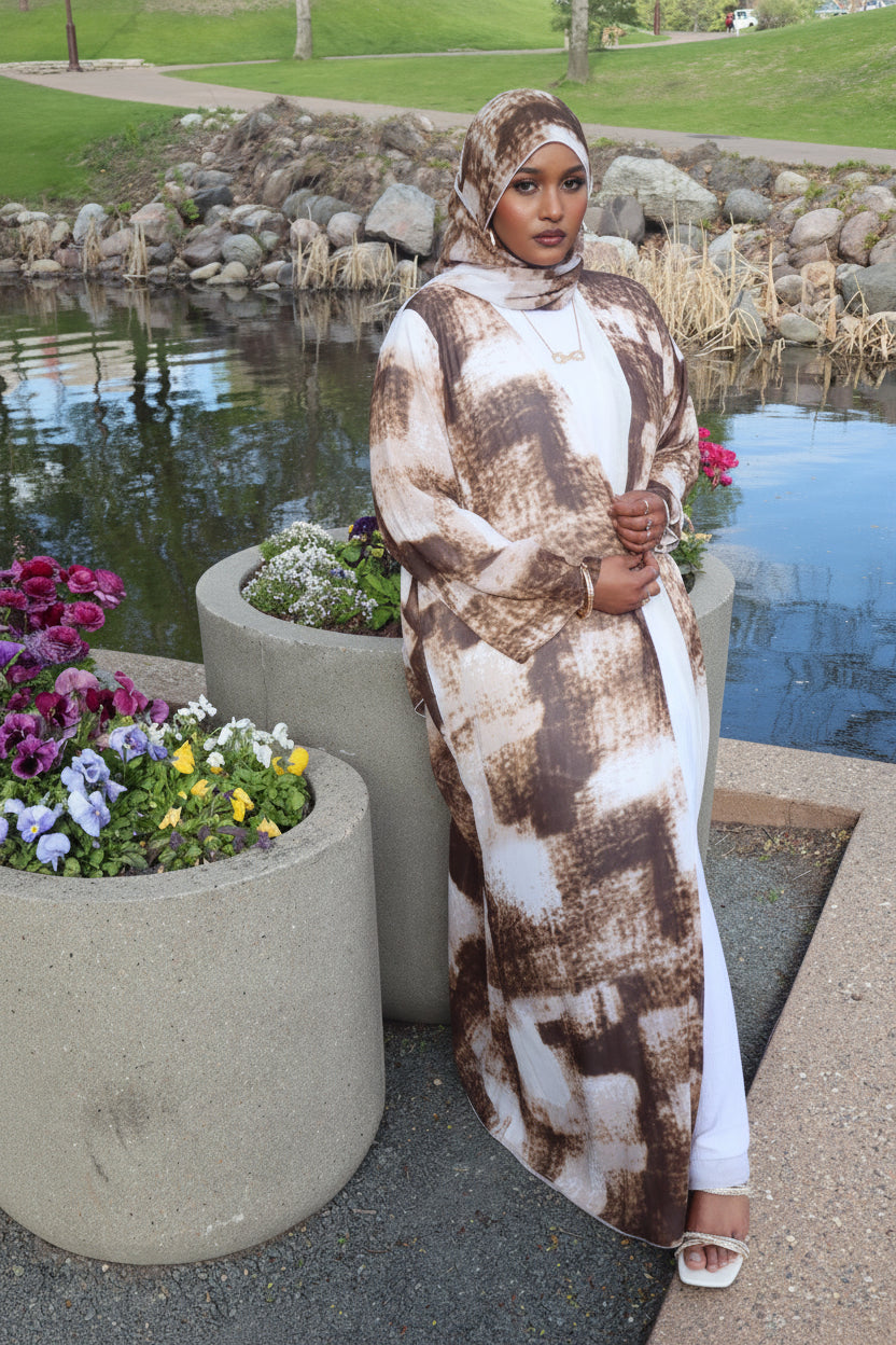 Marble Abaya