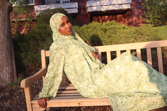 Floral abaya