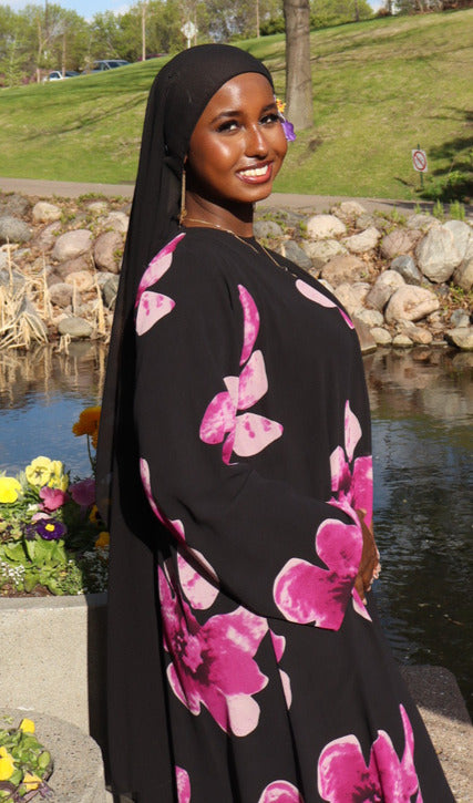 floral abaya