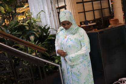 Floral abaya