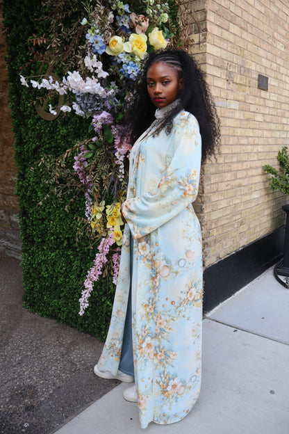 Floral abaya
