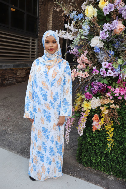 Floral abaya