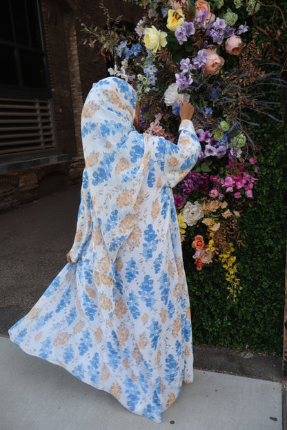 Floral abaya