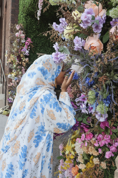 Floral abaya