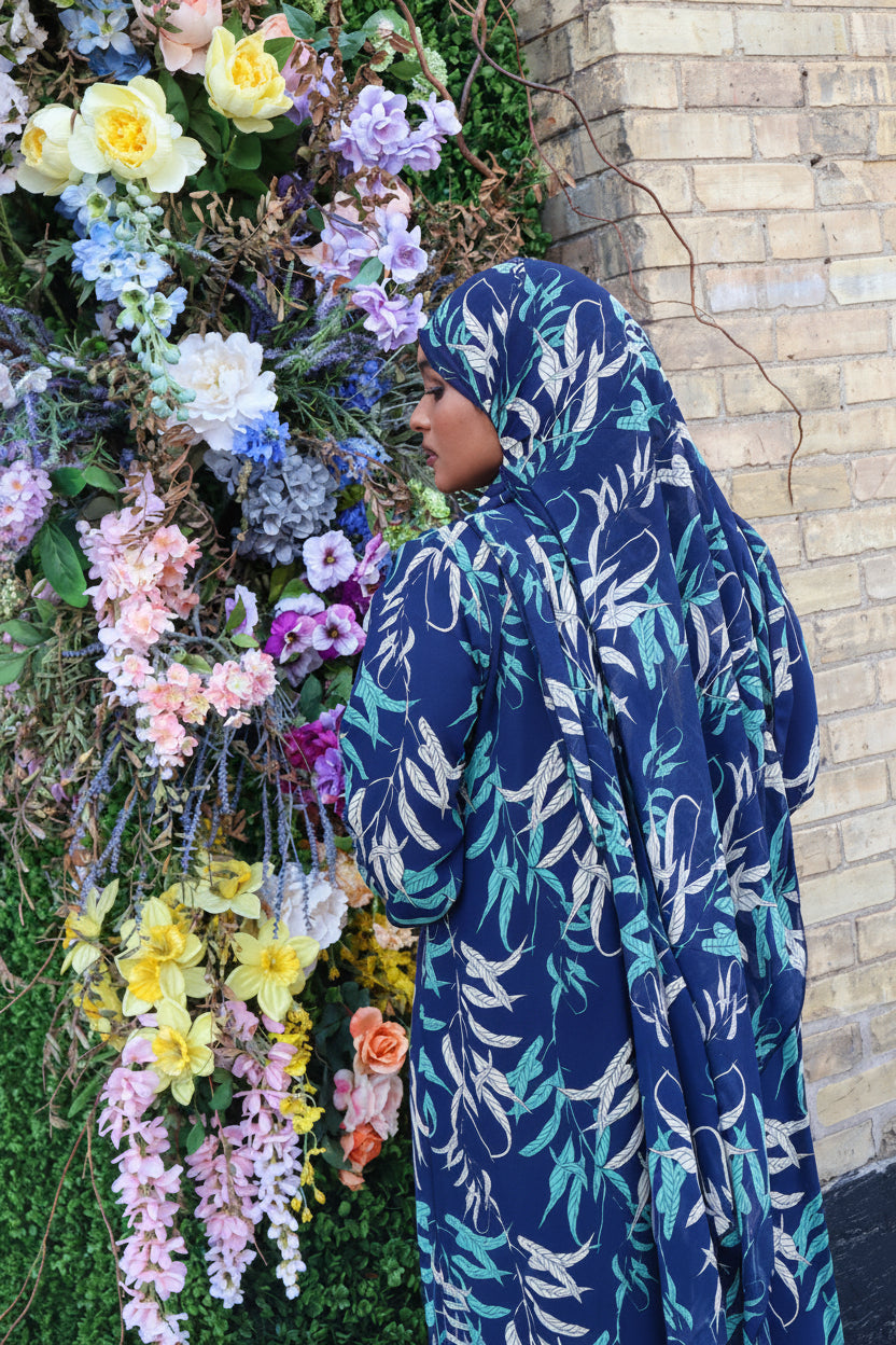 Floral abaya