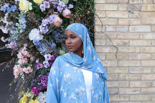 Floral abaya