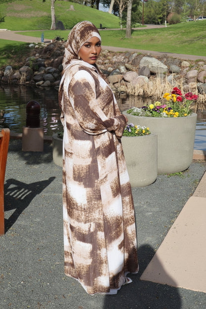 Marble Abaya
