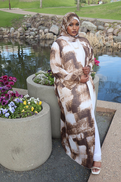 Marble Abaya