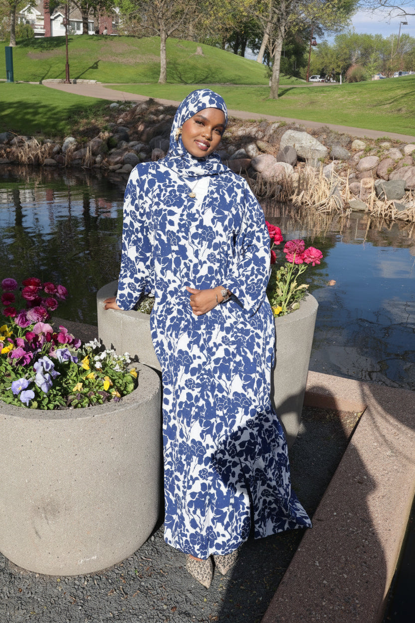 floral Abaya