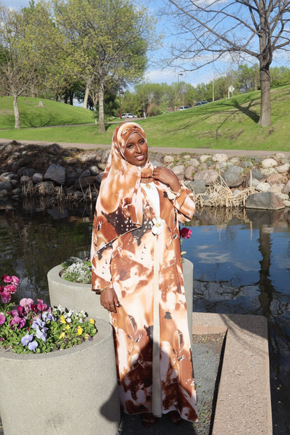 Marble Abaya