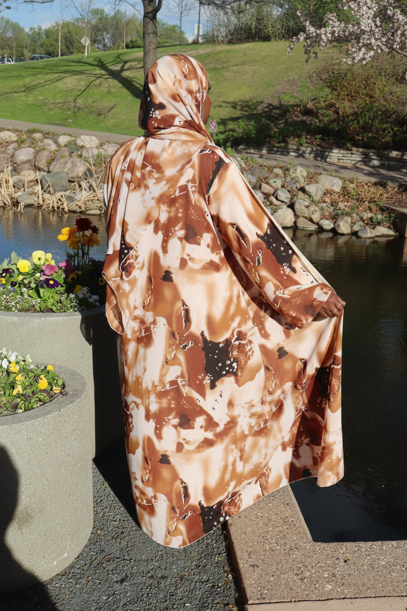 Marble Abaya