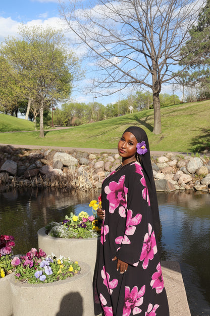 floral abaya