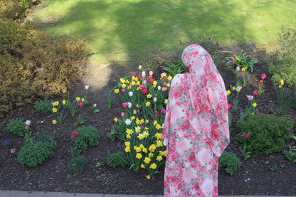 Floral abaya