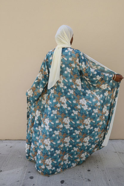 Floral abaya
