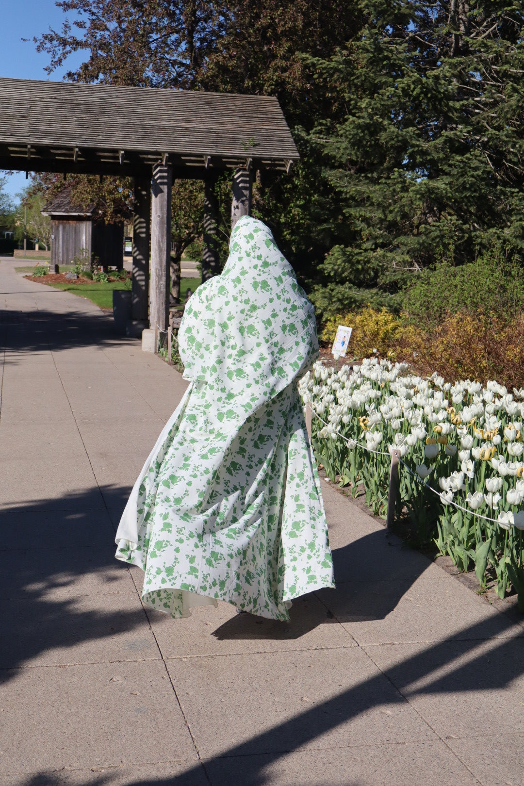 Floral abaya