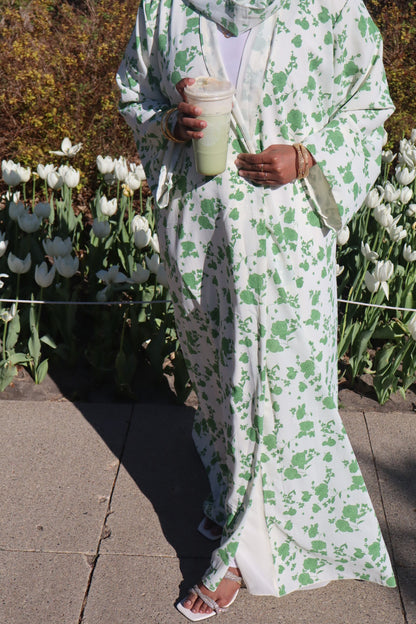 Floral abaya