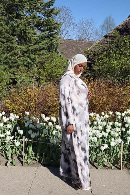 Floral abaya