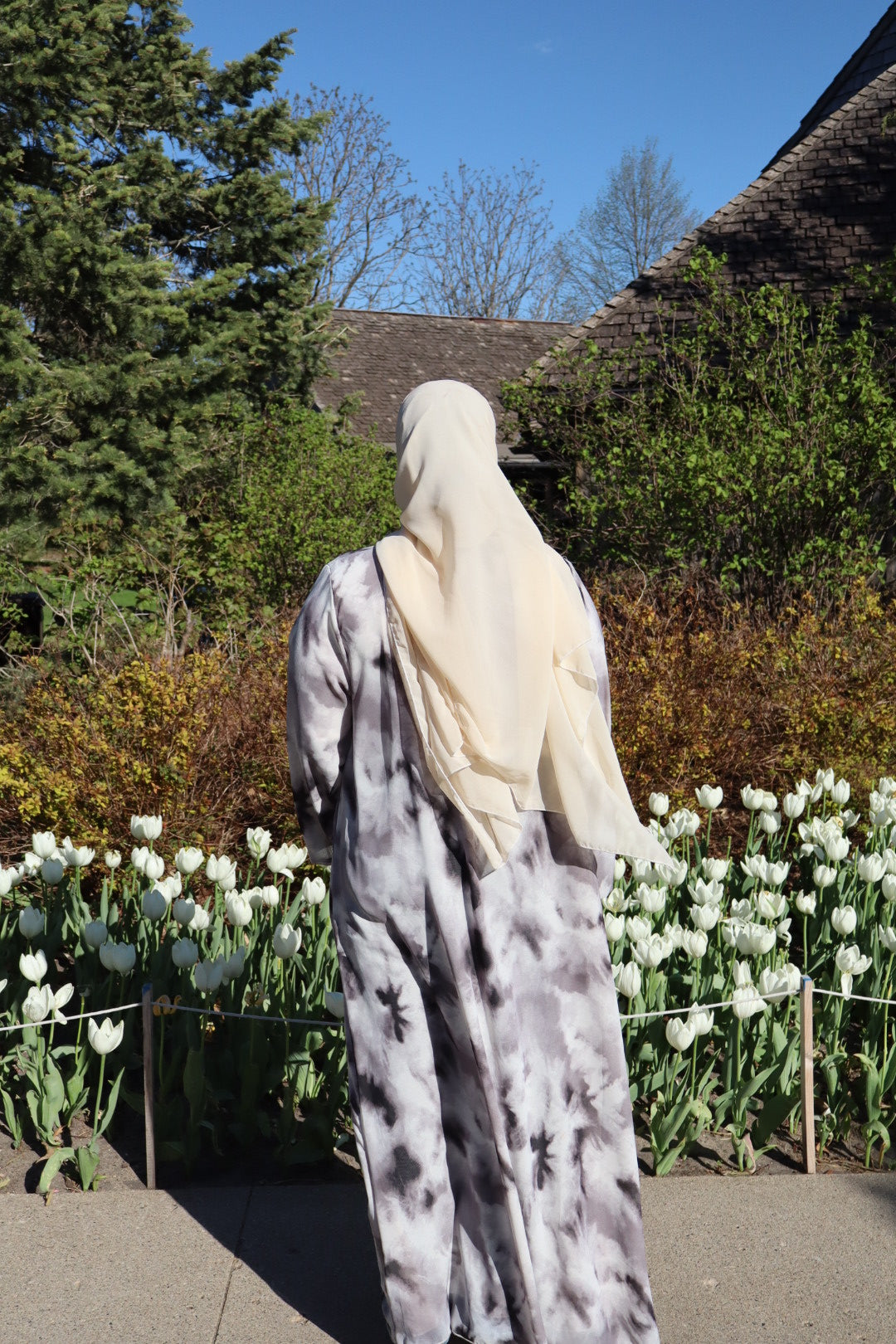 Floral abaya