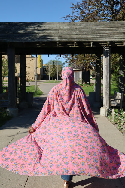Floral abaya