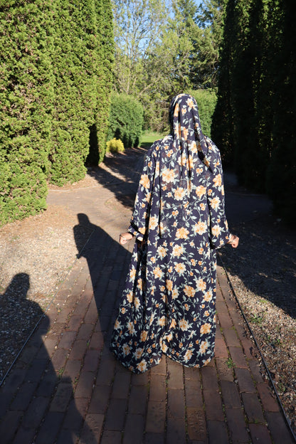 Floral abaya