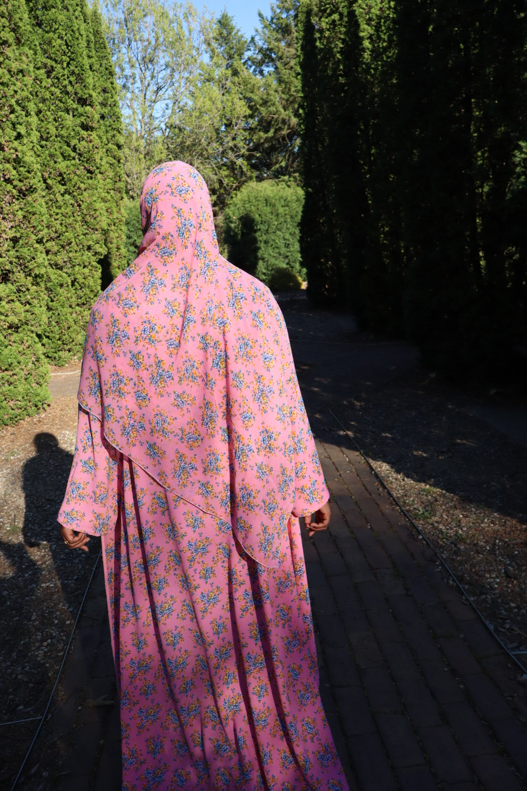 Floral abaya