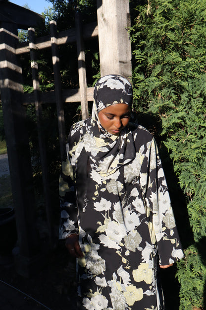 Floral abaya