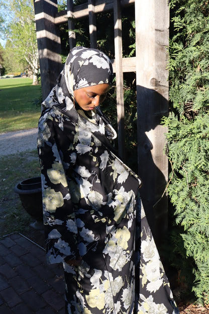 Floral abaya