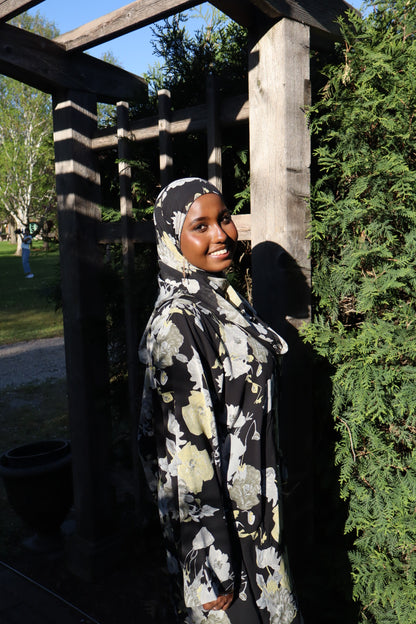 Floral abaya