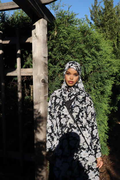 Floral abaya