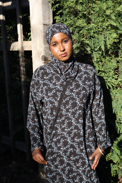 Floral abaya