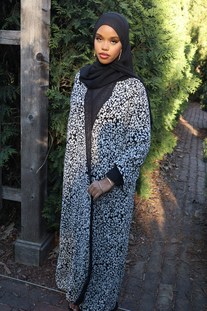 Floral abaya