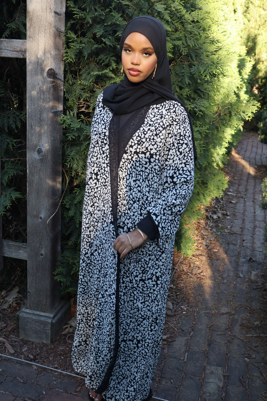 Floral abaya