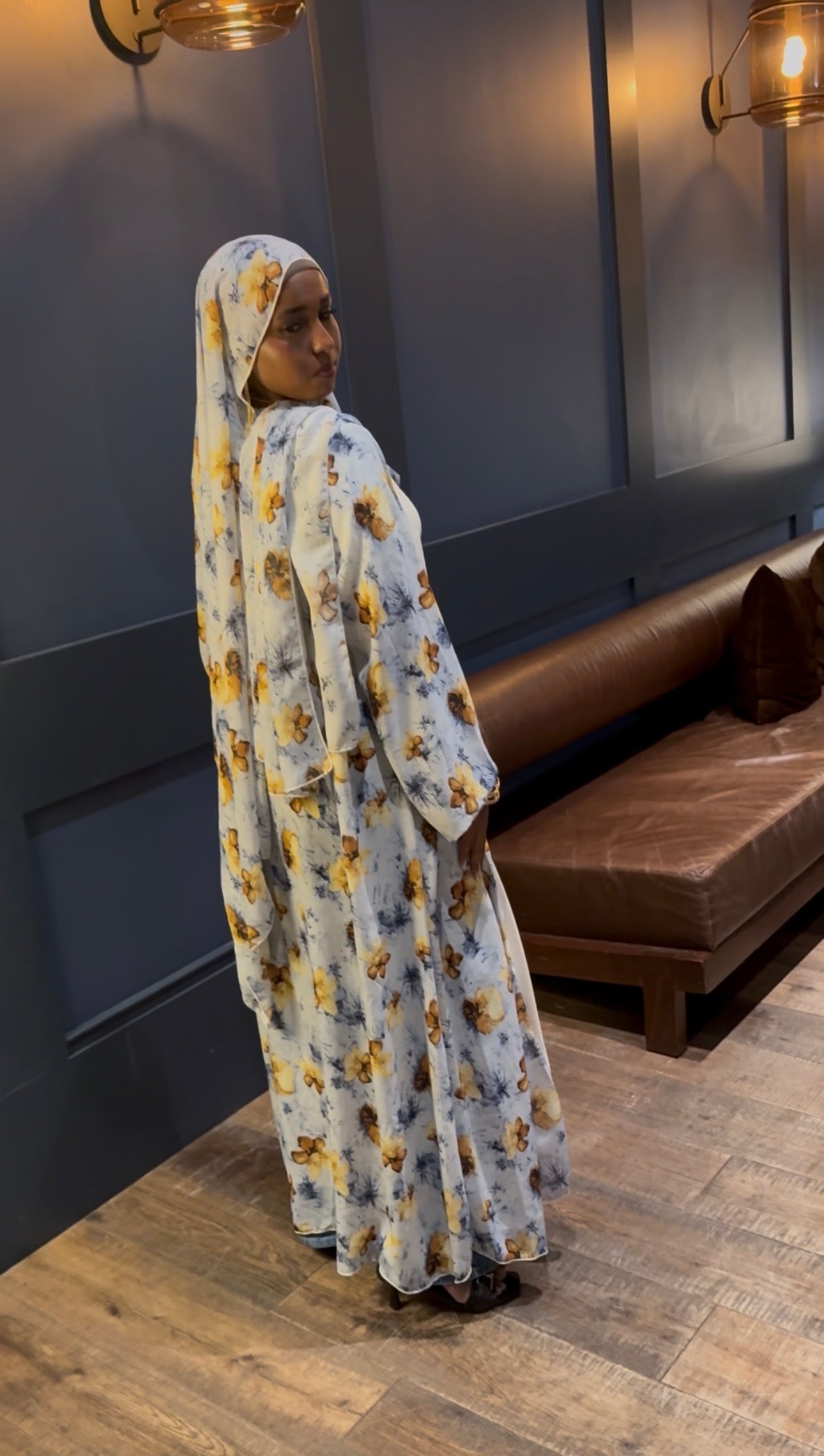 Floral Abaya