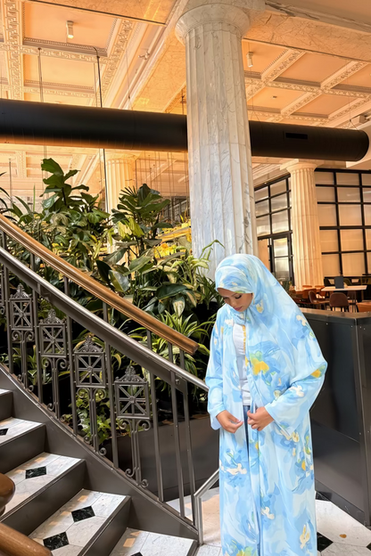 Floral abaya