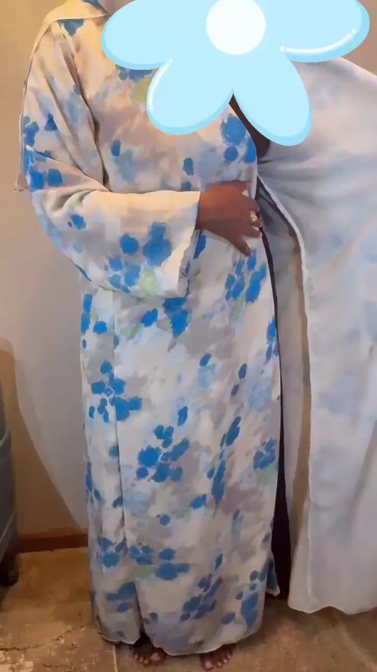 Floral abaya